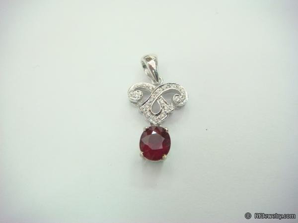 آویز جواهر ياقوت قرمز - کد 5153